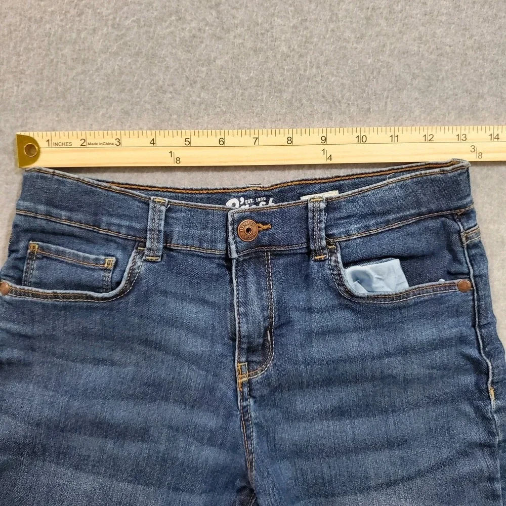 Osh Kosh B'gosh Skinny Blue‎ Jeans 14/14A Denim Adjustable Waist